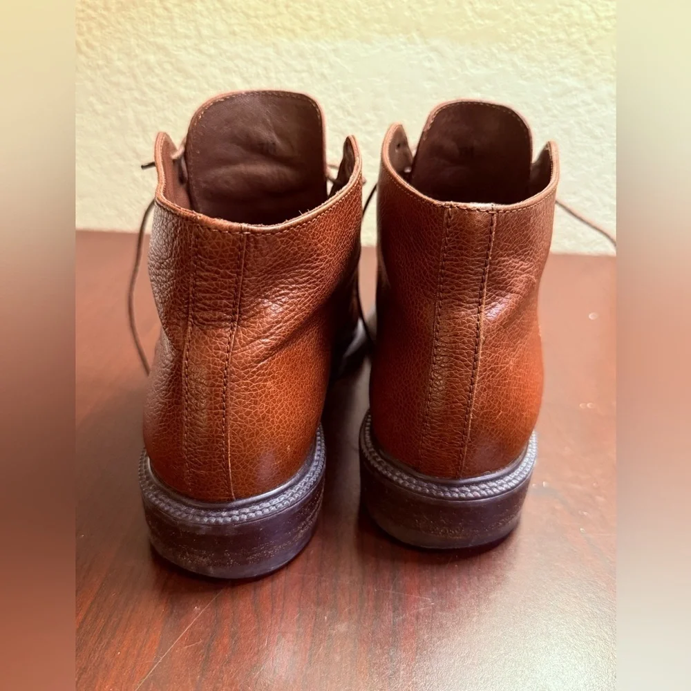Brown Chukka Boots with Rich Leather Finish